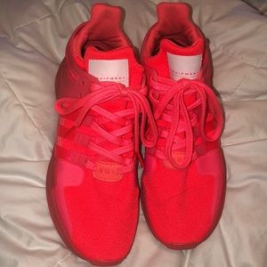 Neon Orange/Pink Adidas Sneakers